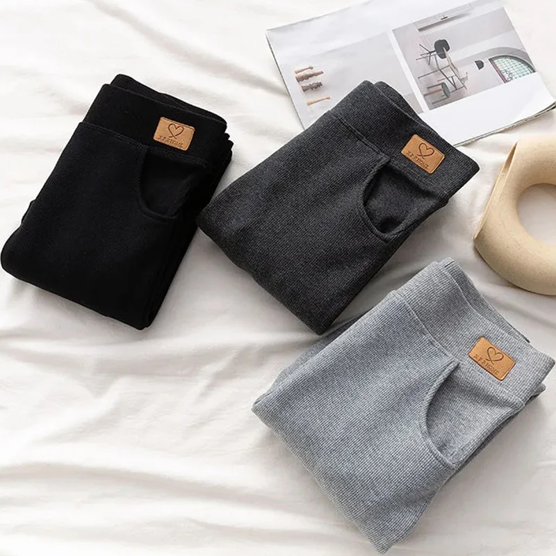 Casual Skinny Leggings Women High Waist Pencil Pants Elastic Spring Autumn Basic Ankle-Length Pants Plus Size Stretch Leggings