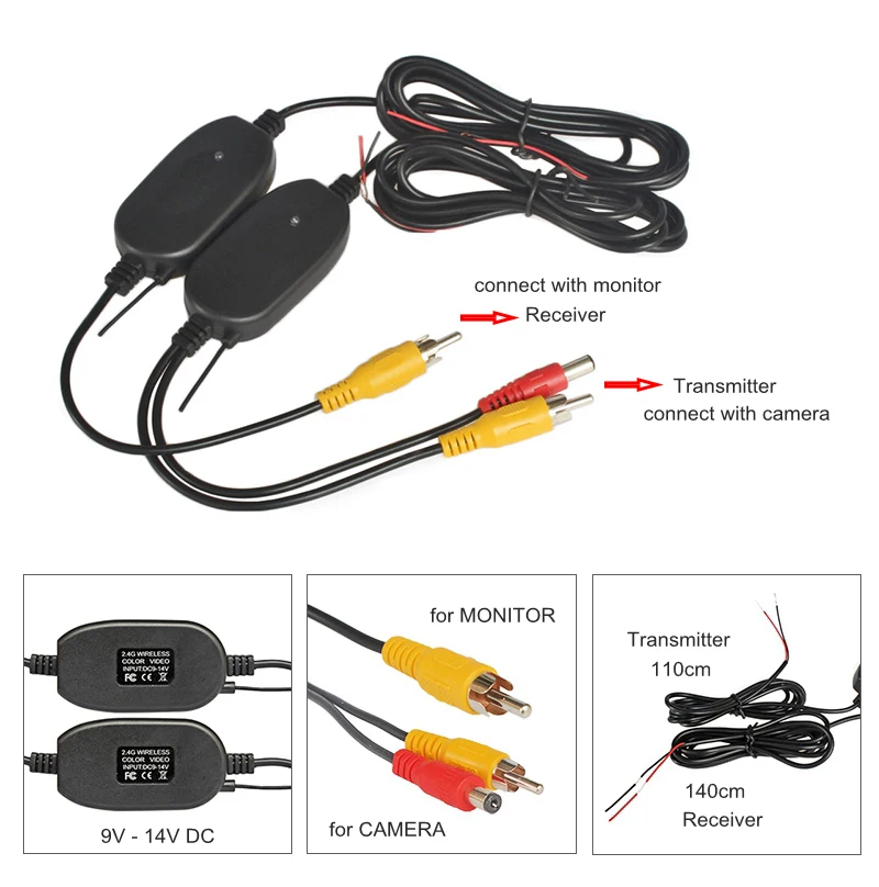 Diykit, беспроводной 3,5 дюймов TFT ЖК дисплей автомобиля мониторы ИК Ночное Видение заднего вида камера Комплект Реверсивный парковочные