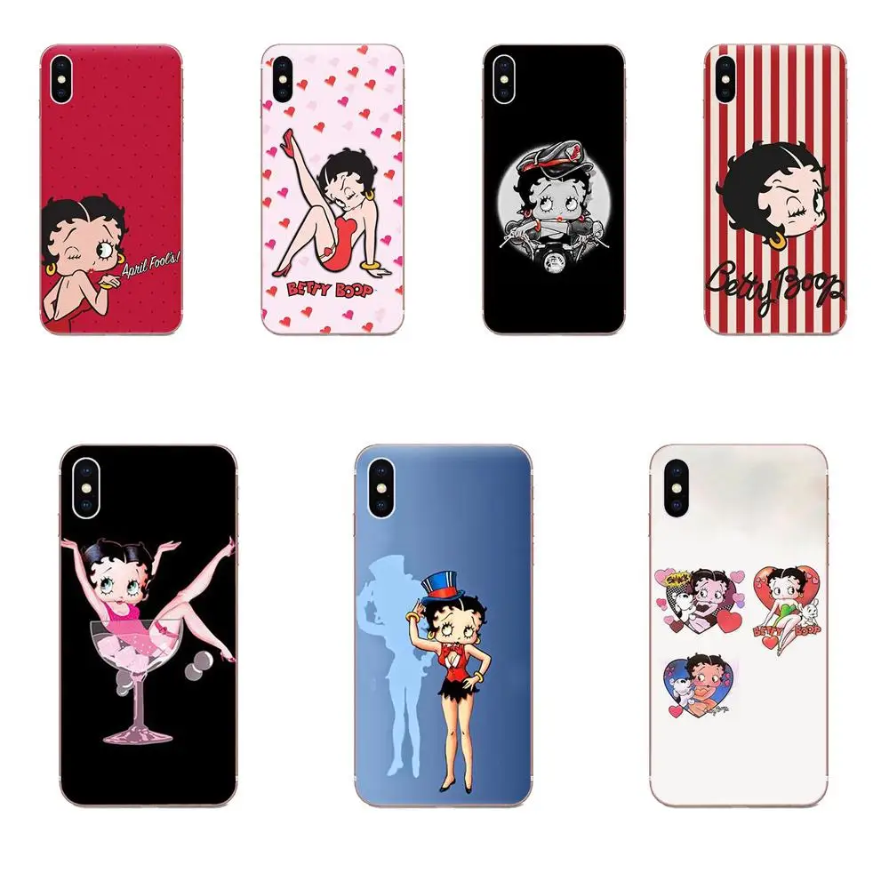 Чехол из ТПУ с узорами Betty Boop Мода Стиль стены искусства для Xiaomi Redmi mi10 lite Pro Note 9 PRO