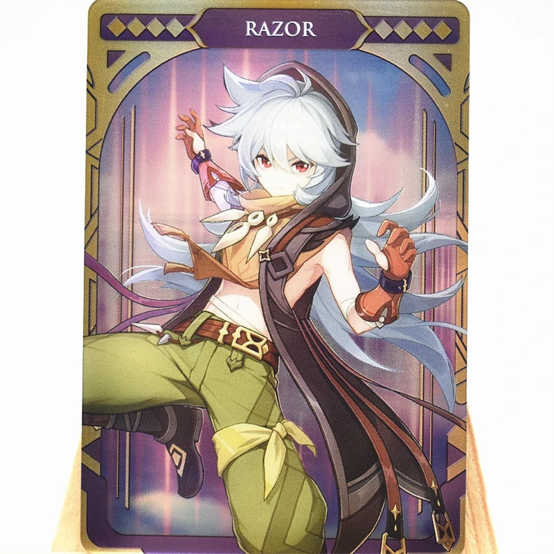 Game Genshin Impact Bandai Metal Card Collection Original Box Blind Box Diluc Klee Keqing 40 Pcs Collector's Edition Lucky Boxs Game Genshin Impact Bandai Metal Card Collection Original Box Blind Box Diluc Klee Keqing 40 Pcs Collector's Edition Lucky Boxs