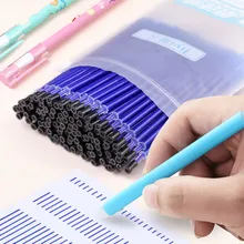 10 шт. в наборе стираемая ручка с сердечником ручка для стирания прозрачный стержень для гелевых ручек моющиеся 0,5 мм принадлежности для студентов