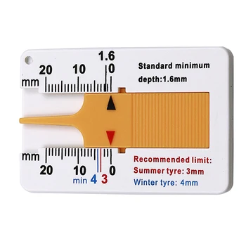 

0-20mm Motorcycle Tire Tread Depth Measure Tool Car Tyre Tread Depth Meter Depth Meter Trailer Accurate Gauge Caliper