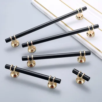 

Factory custom Aluminum zinc solid handle 50mm-380mm long Straight Door handles cupboard Cabinet pull knob Furniture Hardware