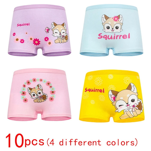 Girls Panties Kids Cotton Underwear Children's Briefs Cartoon