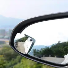 1 шт./2 шт., прозрачное Автомобильное зеркало заднего вида, вращающееся на 360 градусов, безопасное круглое выпуклое зеркало для слепых зон, аксессуары для парковки