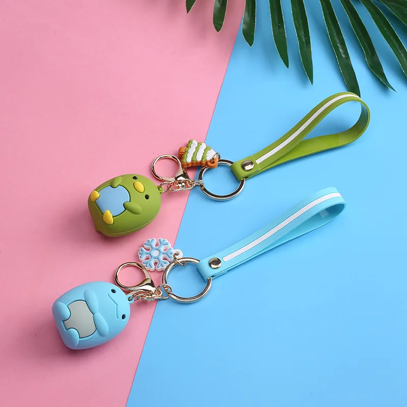 

Creative cute Corner creature pvc doll keychains porte clefs couple resin pendant chaveiro carro anahtarlÄ±k for ladies bag charm