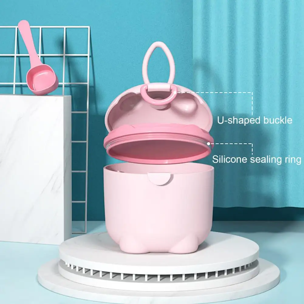 Infant Milk Powder Box Essential Cereal Toddler Snack Container Milk Powder Container Cartoon Portable Baby Food Storage Box