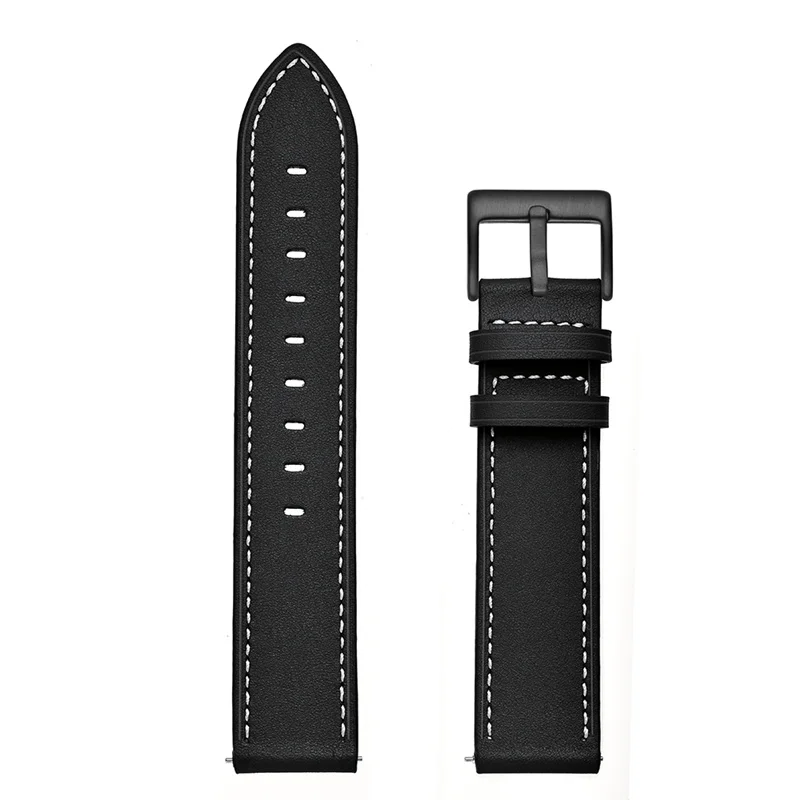 Ремешок из натуральной кожи для Huami Amazfit GTR 47 мм 42 мм браслет ремешок для Huami Amazfit Pace часы Stratos Band 22 мм