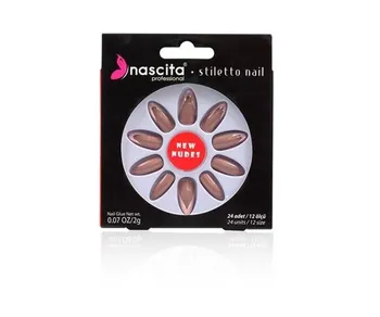 

Nascita Stiletto Artificial Nail-Metallic-NASNAILX0030