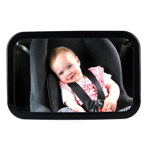 TESNN Miroir Auto Bébé Rétroviseur,Bébé Vue Arrière Miroir pour Siège Arrière  Miroir de Voiture pour Bébé en Sécurité 