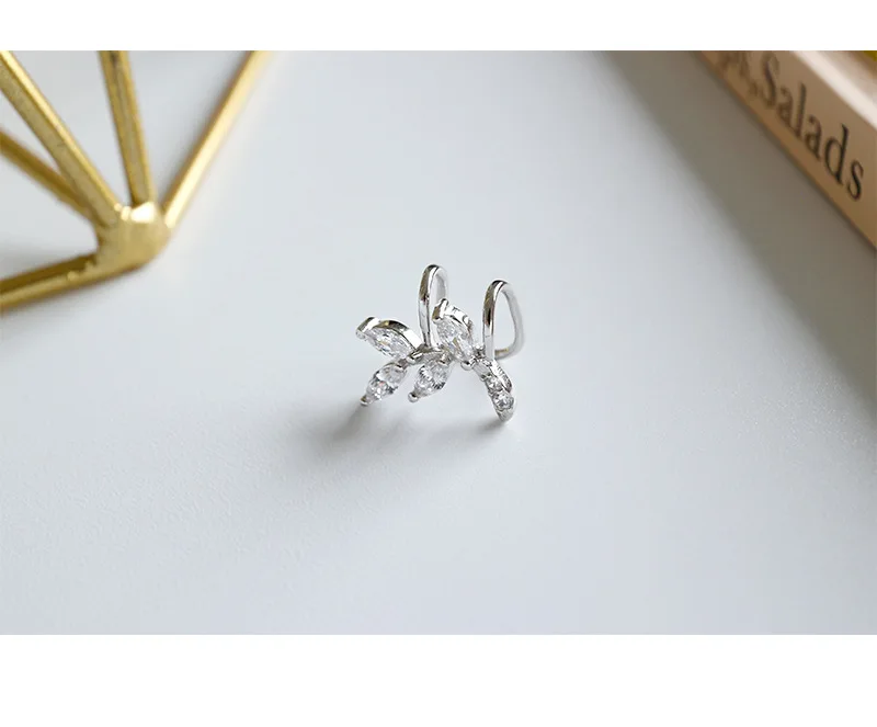HFYK серьги из серебра 925 пробы, модные серьги-клипсы с кубическим цирконием для женщин, сережки oorbellen voor vrouwen