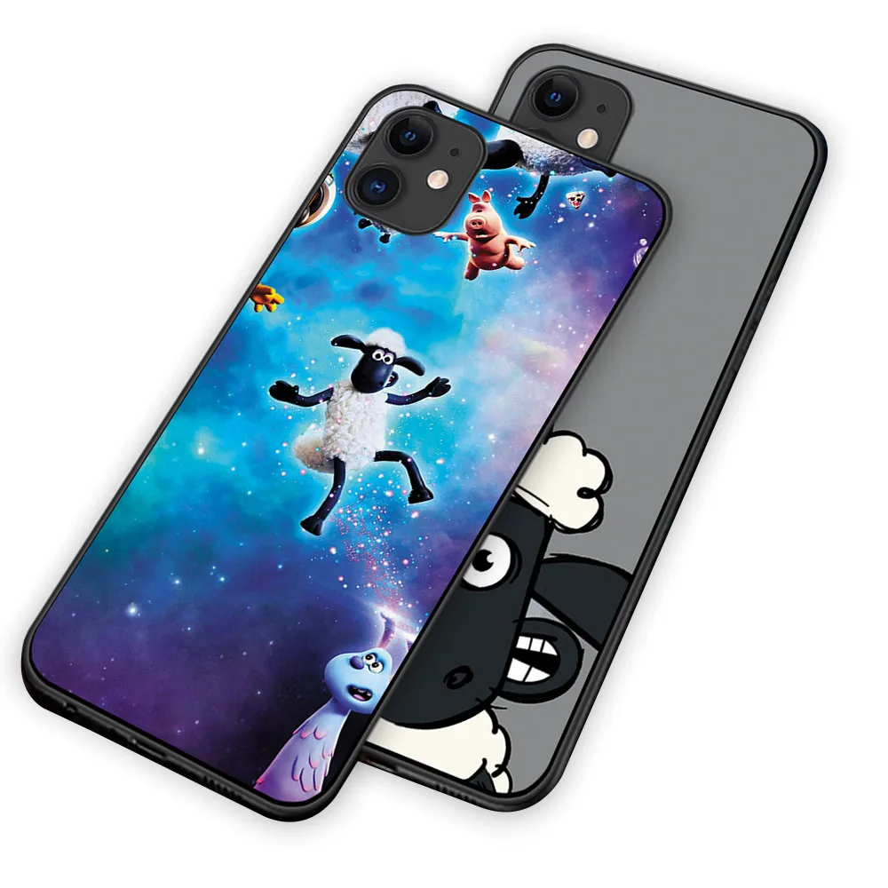 Чехлы для телефонов Shaun the Sheep cartoon Farmageddon для iphone 6S 6 7 8 Plus черный силиконовый чехол для iphone 11 Pro MAX X XS XR