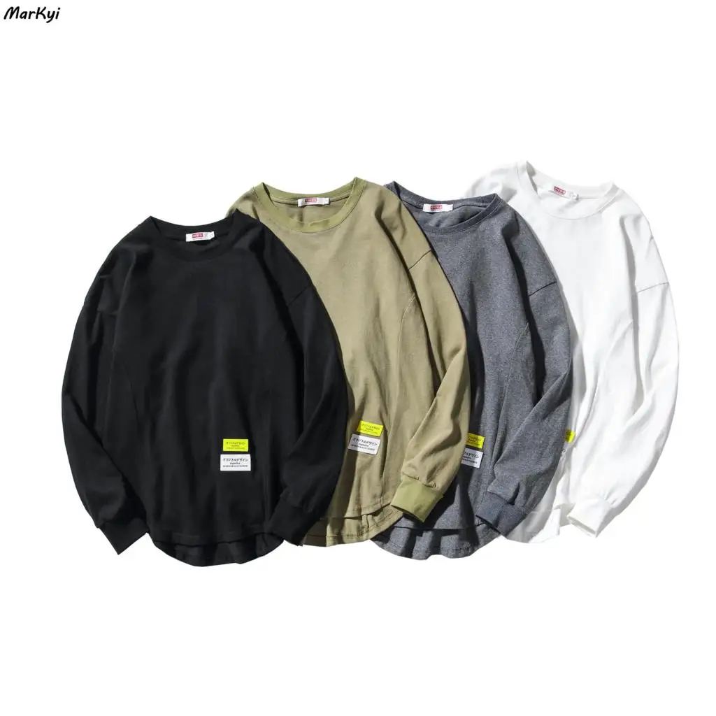 

MarKyi 2020 spring fahsion sweatshirt men hip hop plus size 5xl japanese long sleeve hoodies for men