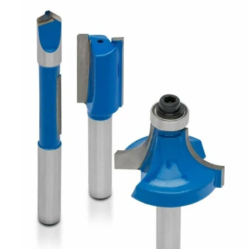 

Woodworking Router Bits Milling Blue High-grade alloy Cutter Chisel Flush