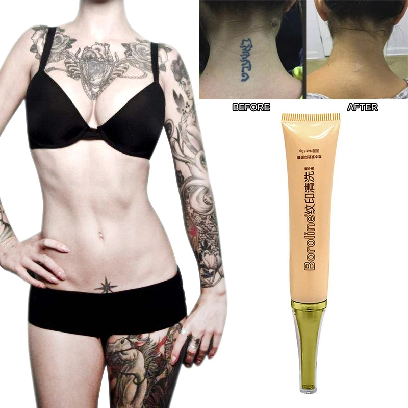 

Safe Permanent Tattoo Removal Cream Tattoo Printing Cleaning Cream Applicable In Most Parts of Body Painless Tattoo Accessories