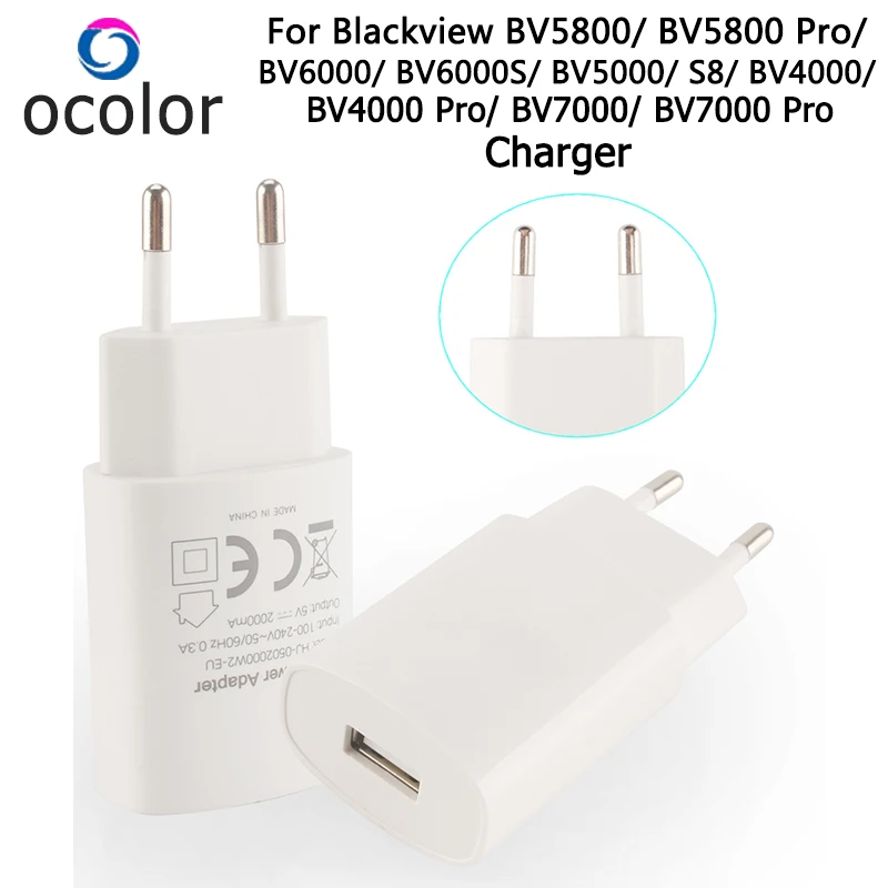 Ocolor для Blackview BV5800 Pro BV6000 Зарядное устройство BV5000 S8 BV4000 BV7000 USB адаптер |