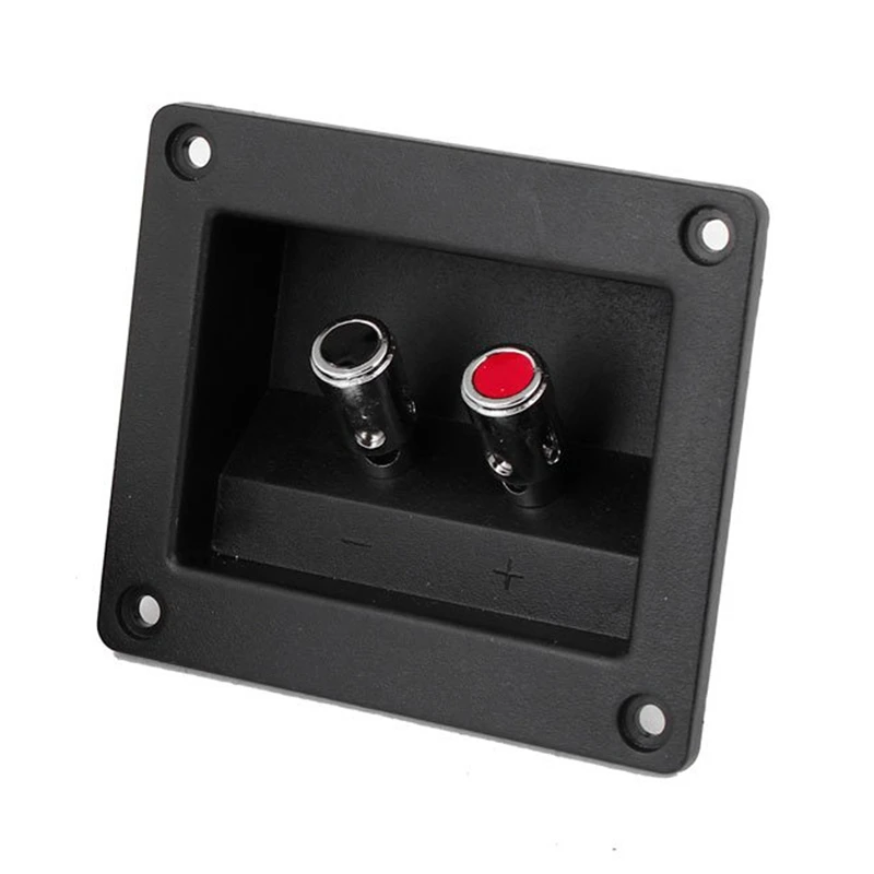 

HOT-2pcs Speaker Box Push Spring Type Binding Post Terminal Connector