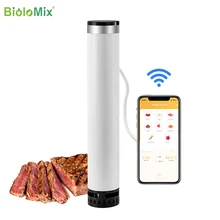 BioloMix 4th Generation Smart Wifi Sous Vide Cooker IPX7 Waterproof Super Slim Thermal Immersion Circulator with APP Control