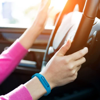 

1PCS Waterproof Adjustable Silicone Natural Plant Essential Oil Mosquito Insect Repellent Bracelet Wristbands for Kids Adults