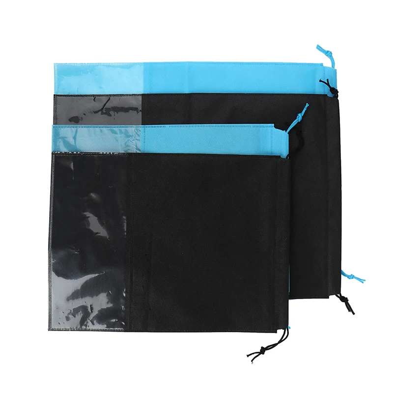 1pc Travel Shoes Bags for Dustproof Cover Shoes Bags Non-Woven Travel Beam Port Shoes Storage Bags