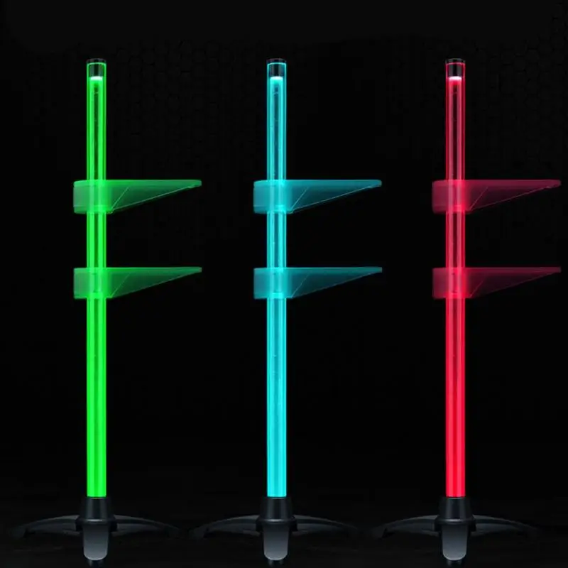 Компьютерный корпус для ПК, кронштейн для видеокарты Aura RGB, видеокарта, прозрачная Поддержка 256 режимов светоэффективности, богатая Великолепная