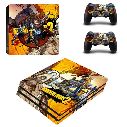 YSP4P-3514 Игра Borderlands 3 PS4 Pro кожи виниловая наклейка, стикер для sony Playstation 4 консоли и 2 контроллеры PS4 Pro кожи Стикеры s - Цвет: YSP4P-3514