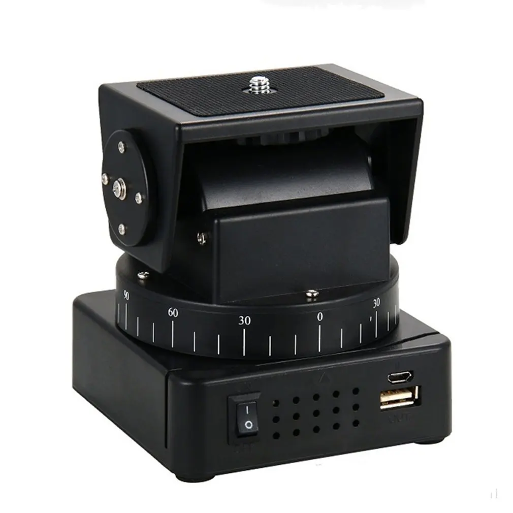 YT-260 Motorized Pan Tilt Tripod Head With Remote Control For Camera For Gopro Hero Yi Sony QX1L QX10 QX30 QX100