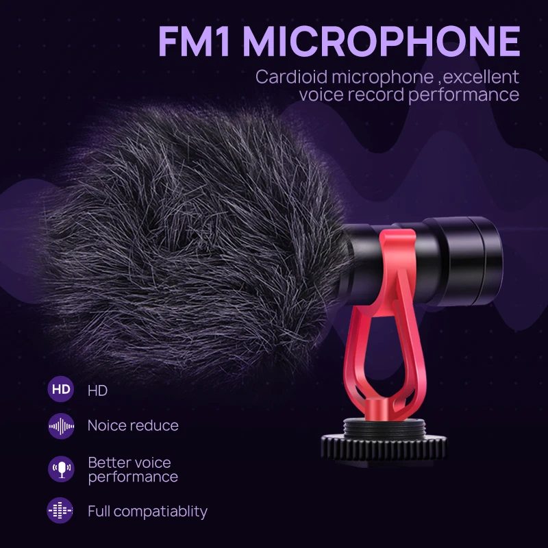 Видео микрофон для DSLR камеры смартфон микрофон рекордер для DJI OSMO карманный мобильный 2 Gimbal
