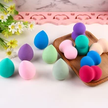 6 шт./упак. губка капля в форме тыквы для макияжа яйца влажное и сухое косметическое затяжное основание BB крем Губка яйцо макияж инструменты Мути-цвет слоеного