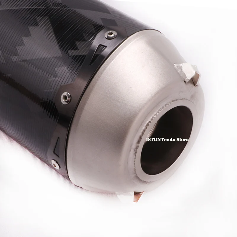 Универсальный мотоцикл два брата выхлопной escape модифицированный слипоны глушитель из углеродного волокна для CBR650F DUKE200 RC390 NINJA400 Z900
