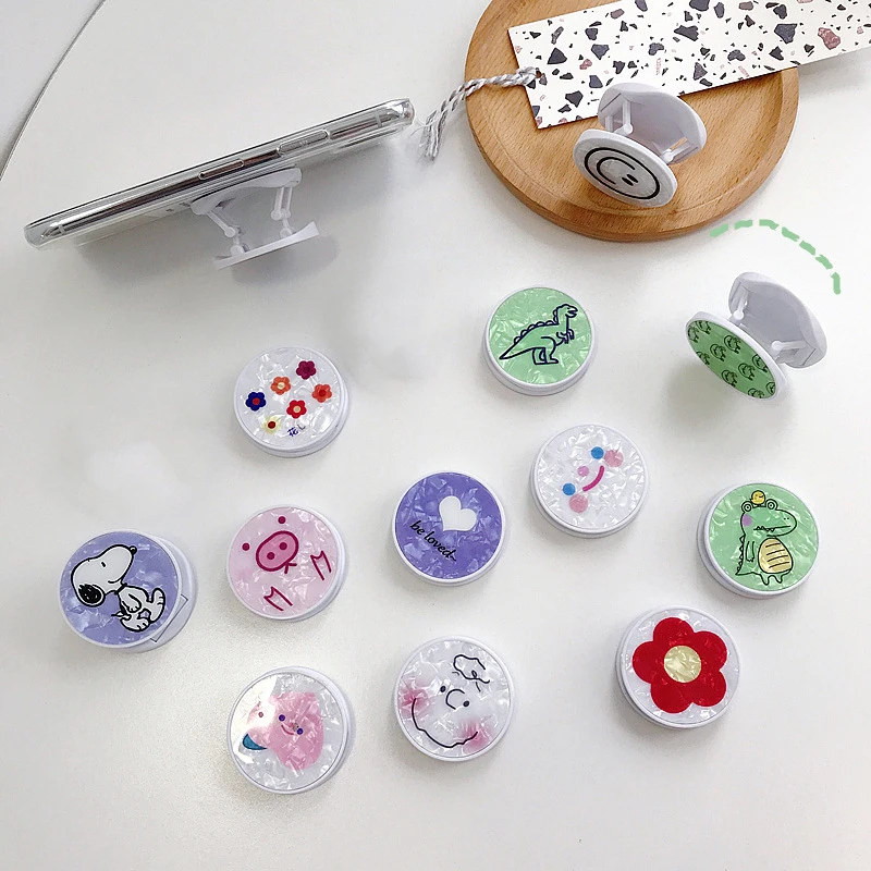 

Cute Expanding Phone Holder Grip Folding Stand Finger Ring Bracket Support for Iphone X Samsung Huawei Smartphone Holder Grip