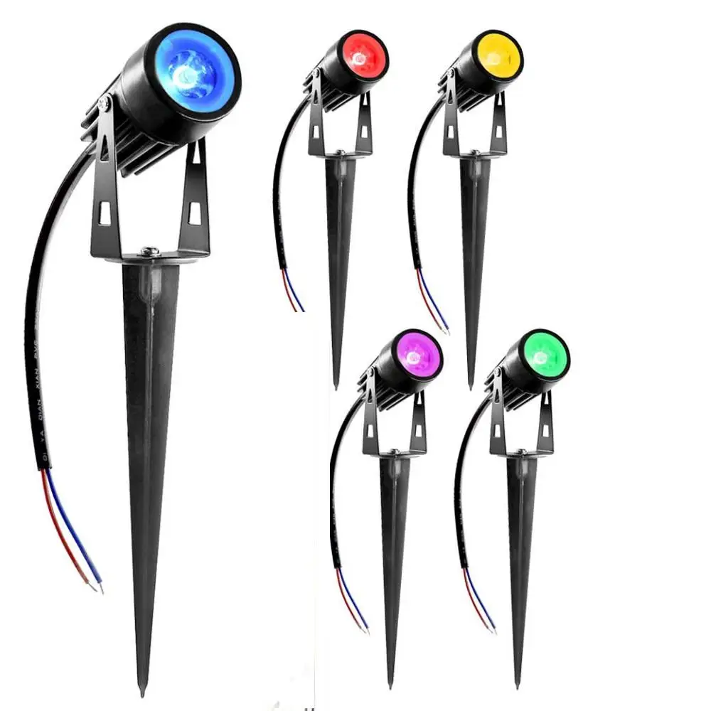 

Outdoor LED Garden Lawn Lamp Light LED Spike Light 3W Path Landscape Waterproof IP65 Spot Bulbs AC110V 220V DC12V