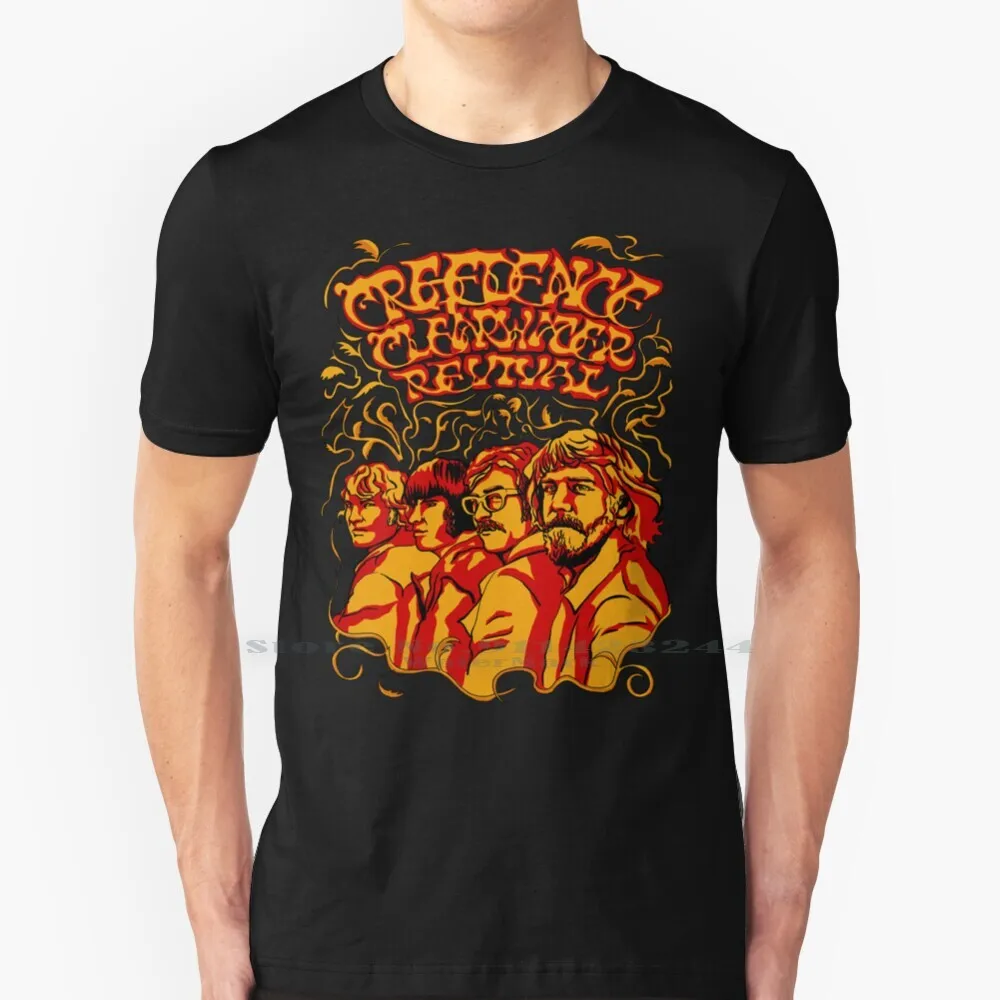 Creedence 596 Revival , Ccr T Shirt Cotton 6Xl Creedence 596 Revival Ccr Acid Hippie 60S Classic