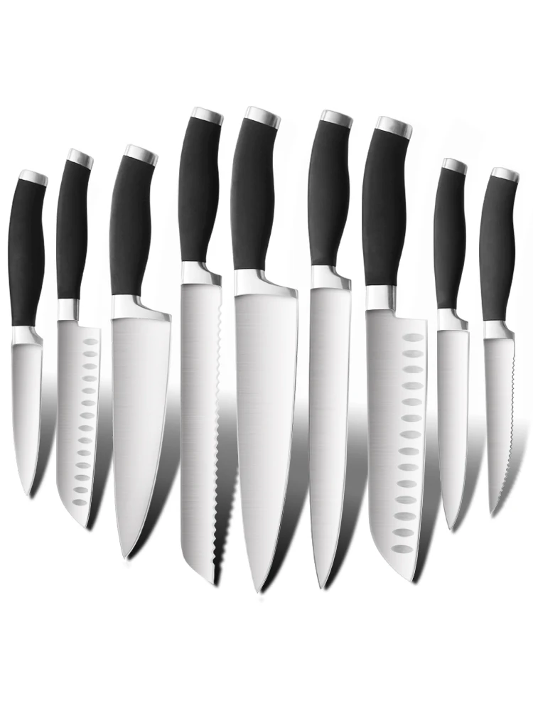 

ZiCook Kitchen Knife 8 set Chef Knives shiny appearance polished High Carbon Stainless Steel Set Santoku Knife