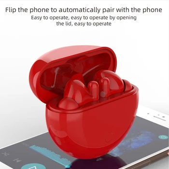 

TWS Bluetooth Earphones Global Version Wireless Headphones Noise Cancelling Headphone 13 mm Dynamic Gaming Headsets for Huawei
