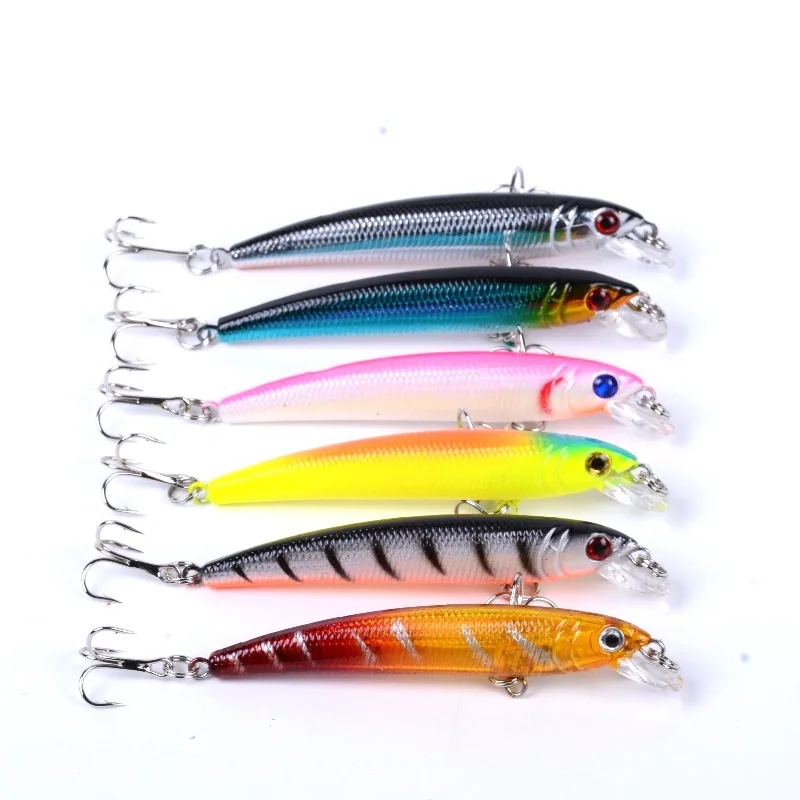 Fishing Lure Kit Mixed Minnow Popper Spinner Spoon Lure With Hook