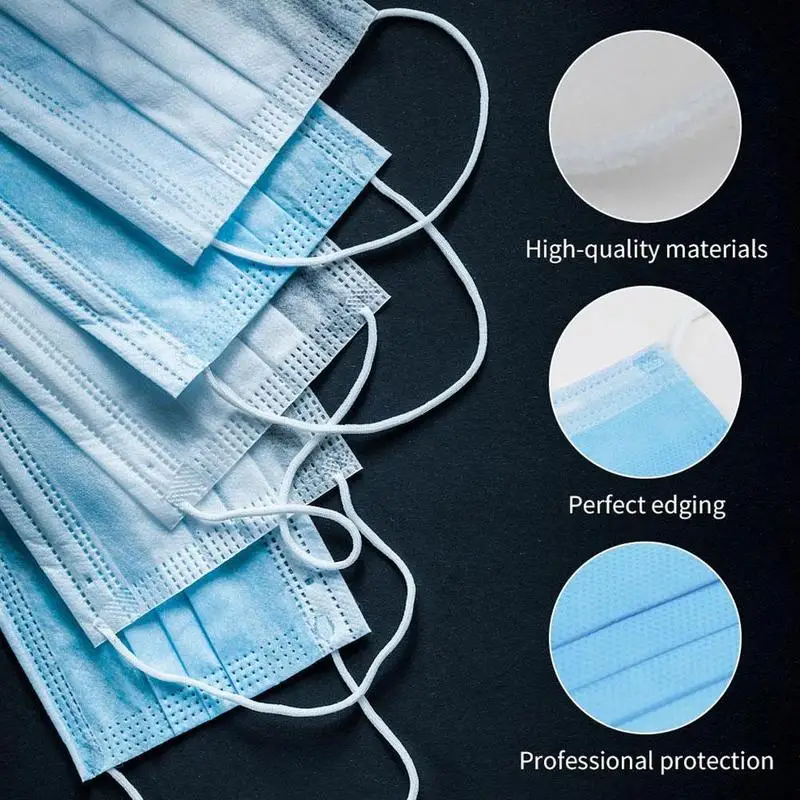 

10pcs Disposable Dustproof Face Mouth Masks Anti PM2.5 Anti Influenza Breathing Safety Masks Face Care Elastic protective tool