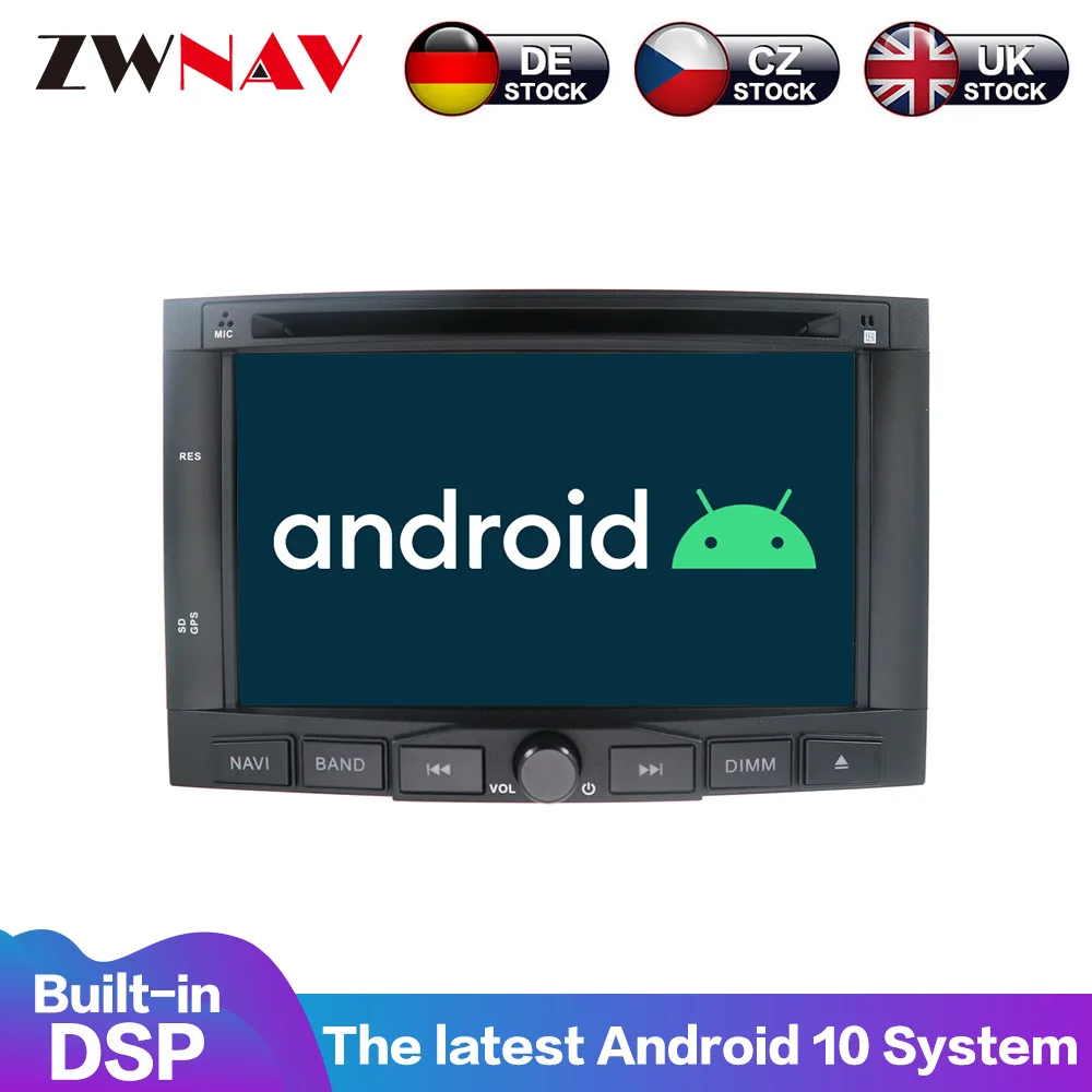 Android 10 для Peugeot 3008 5008 2009 2010 2015 мультимедийный плеер стерео экран DSP Carplay IPS HD