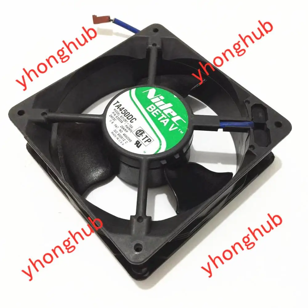 Nidec B31257-16A P/N 930009 PWRP6 TA450DC DC 24 В 0.28A 120x120x38 мм вентилятор для сервера