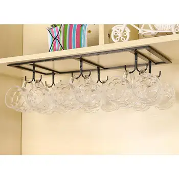 

LanLan Iron Hanging Rack for Mug Glass Coffee Cup Storage