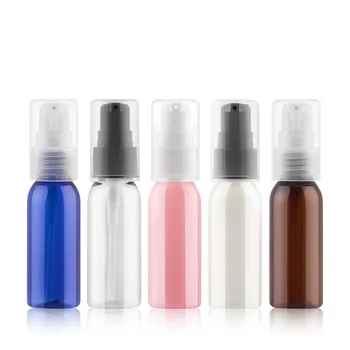 

Free Delivery 50pcs,30ml blue/brown emulsion pump bottle DIY trial bottling Powder pump bottle Plastic bottles