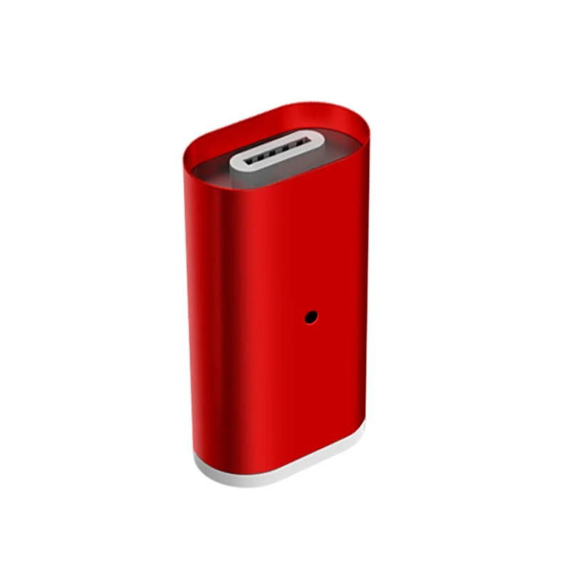 Red Магнитный адаптер для быстрой зарядки для iPhone, Lightning, Android, type-C, разъем Micro USB 2,0, устройство с разъемом Micro USB C, кабель - Цвет: Red