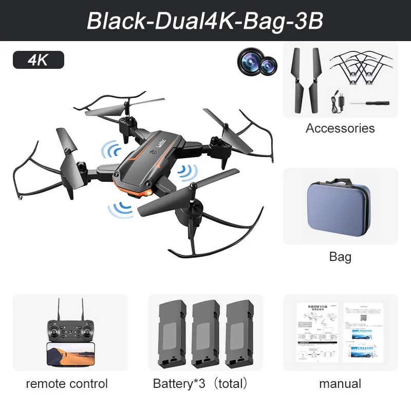 stunt rc quadcopter 2022 New KY603 Mini Drone 4K HD Camera Three-way Infrared Obstacle Avoidance Altitude Hold Mode Foldable RC Quadcopter Boy Gifts top RC Quadcopter RC Quadcopter