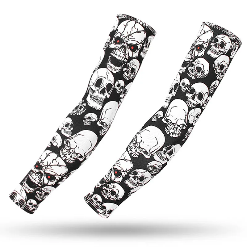 Running Sleeves Cycling Cuffs Game muffs Arm Warmers Quick Dry Sport Gaming Tattoo Sleeve Elbow Pad Jogging Arm Cover 5