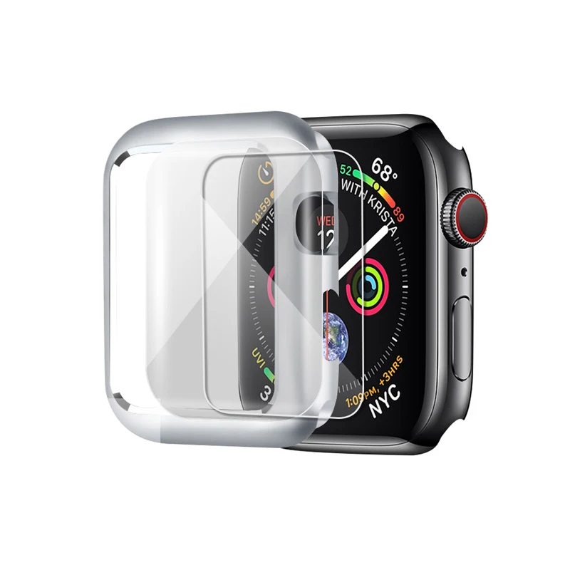 Magnetic cover For Apple Watch case apple watch 5 4 3 44mm/40mm iwatch band 5 42mm/38mm screen protector protective glass