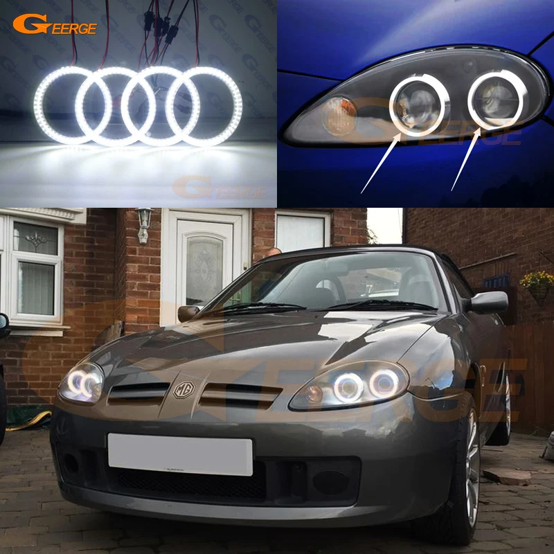 

For MG MGTF 2002-2010 Excellent led angel eyes Ultrabright illumination smd led Angel Eyes Halo Ring kit