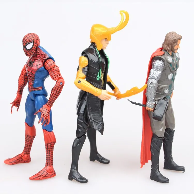 8 шт. игрушки Marvel Мстители Endgame Super Heros Железный человек Человек-паук Халк Дисней ПВХ Фигурки мальчиков Игрушки для детей 2DS11