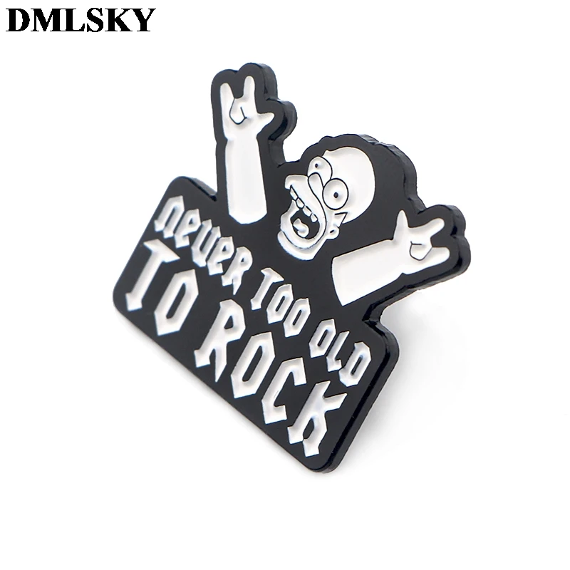 DMLSKY мультфильм Мода Эмаль булавки и броши Женщины и Мужская булавка для лацкана значок для рюкзака галстук булавки шляпные булавки ювелирные изделия M3794