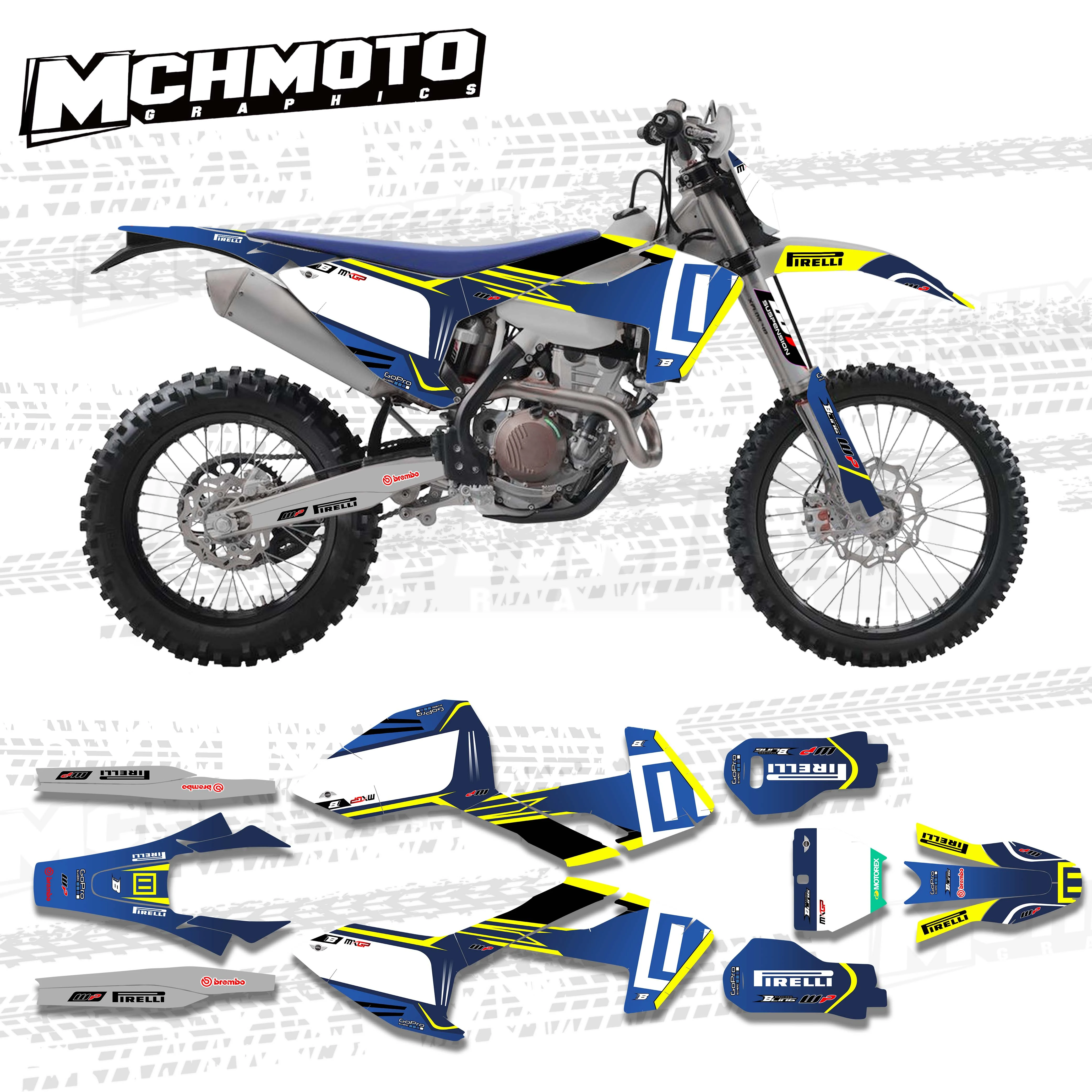 Mchmfg Motorcycle Team Graphic Decal Sticker Kit Deco For Husqvarna Te Fe Tx 17 19 Tc Fc Tx 16 18 125 150 0 250 35 Decals Stickers Aliexpress