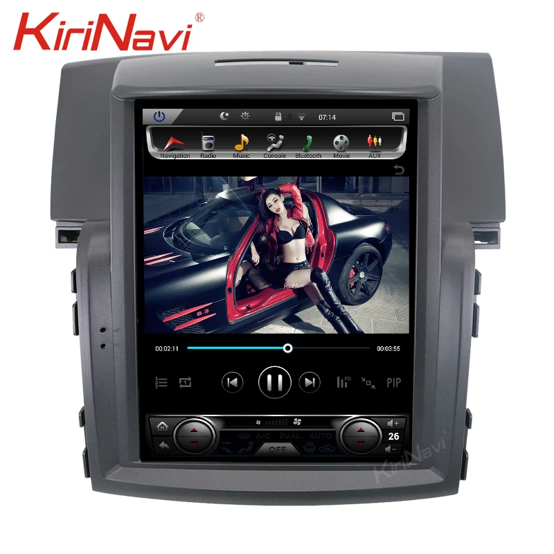 KiriNavi Telsa стиль вертикальный экран 10," 1 Din Android 8,1 Автомагнитола для Honda CRV Автомобильный мультимедийный gps-навигатор 2012